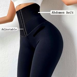 Adjustable waist band stretch leggings